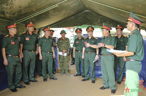 Quân khu 1: Kiểm tra toàn diện công tác hậu cần tại Bộ Chỉ huy quân sự tỉnh Lạng Sơn